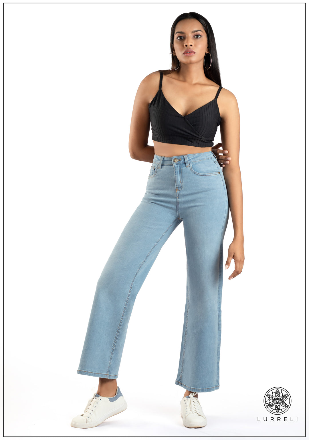 High Waist Wide Leg Jean - Super Light Wash