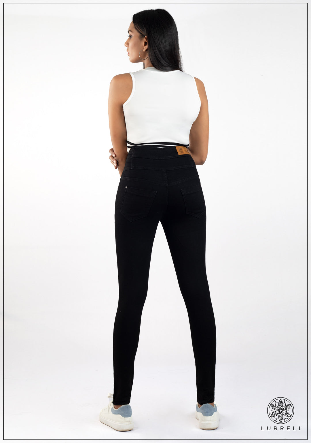 High Waist Slim Fit Jean - Dark Wash