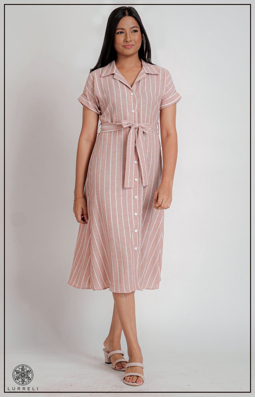 Belt-Detail Dress