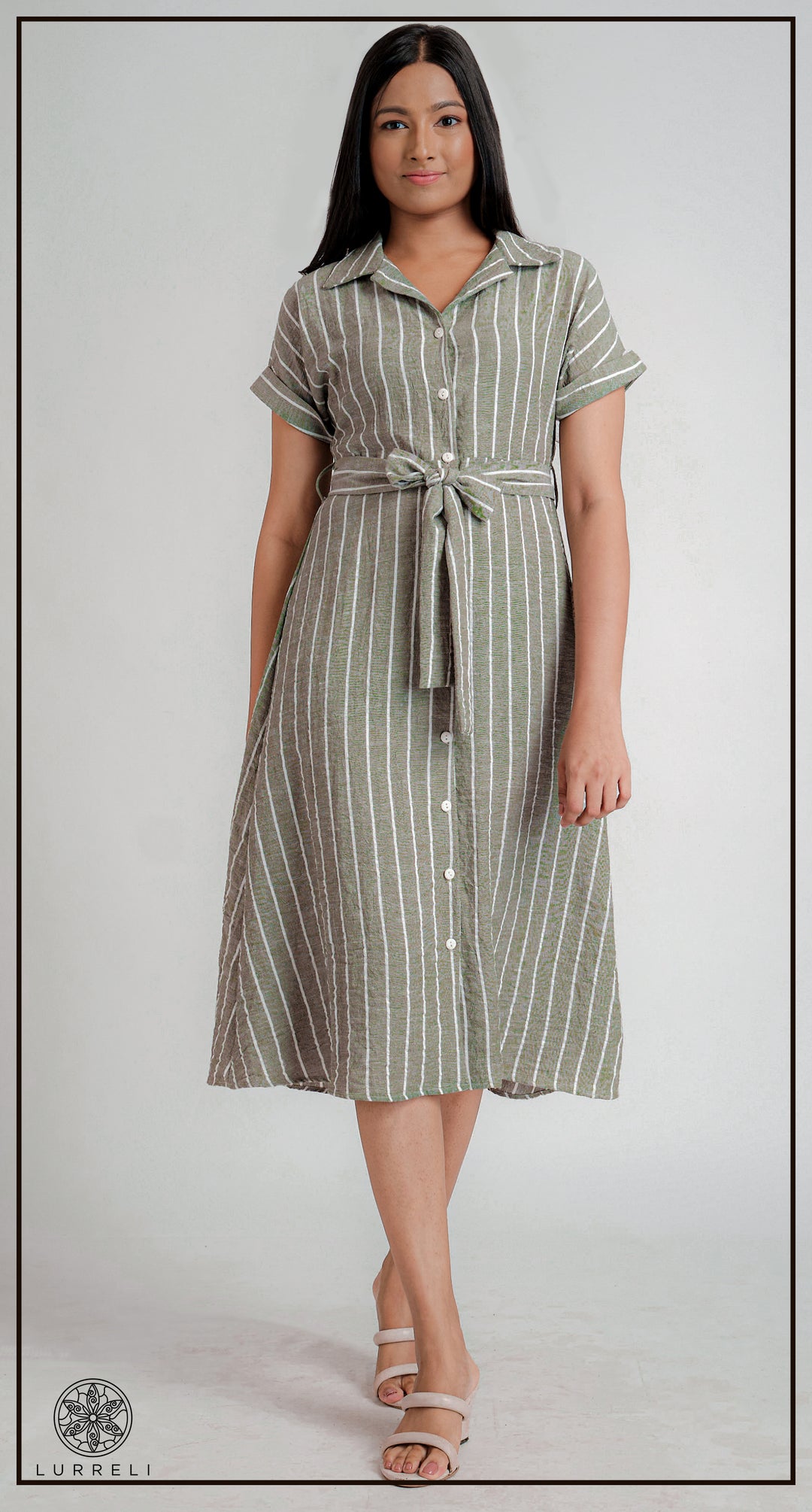 Belt-Detail Dress