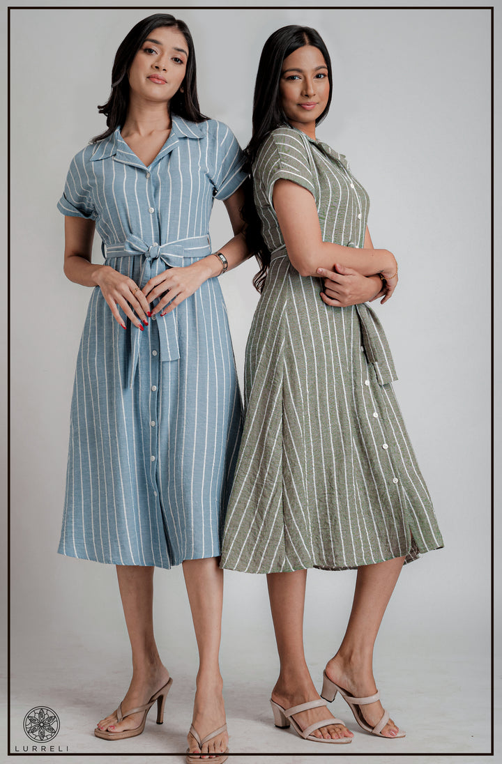 Belt-Detail Dress