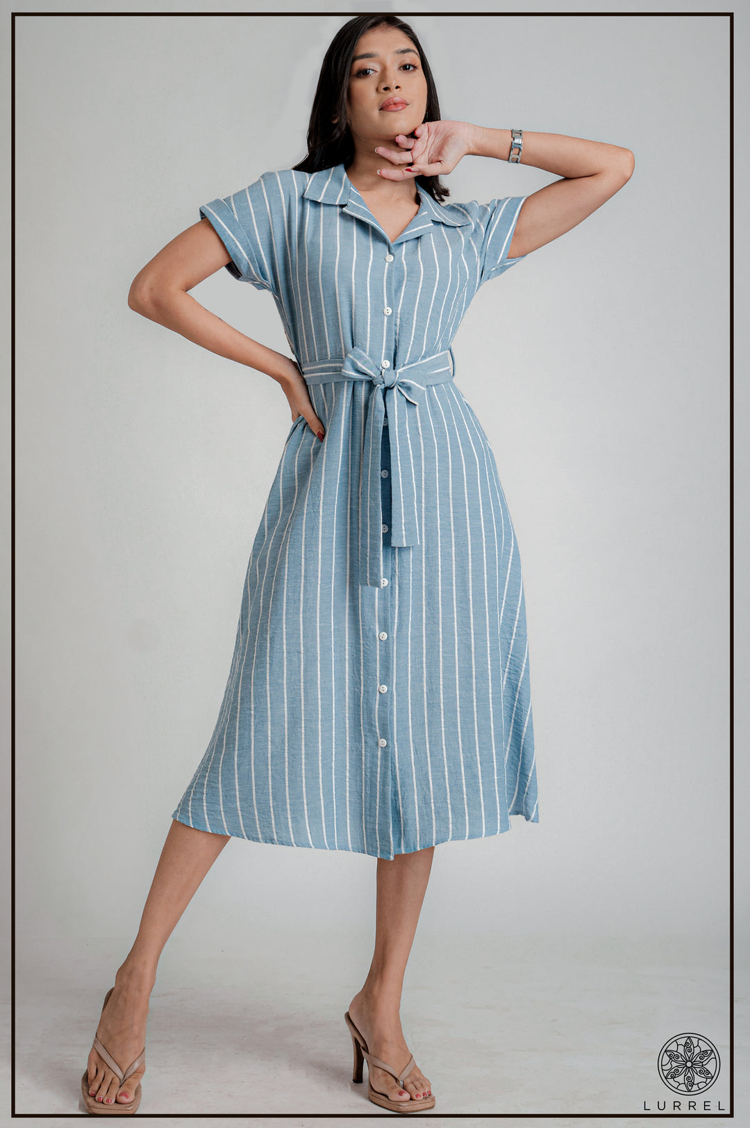 Belt-Detail Dress