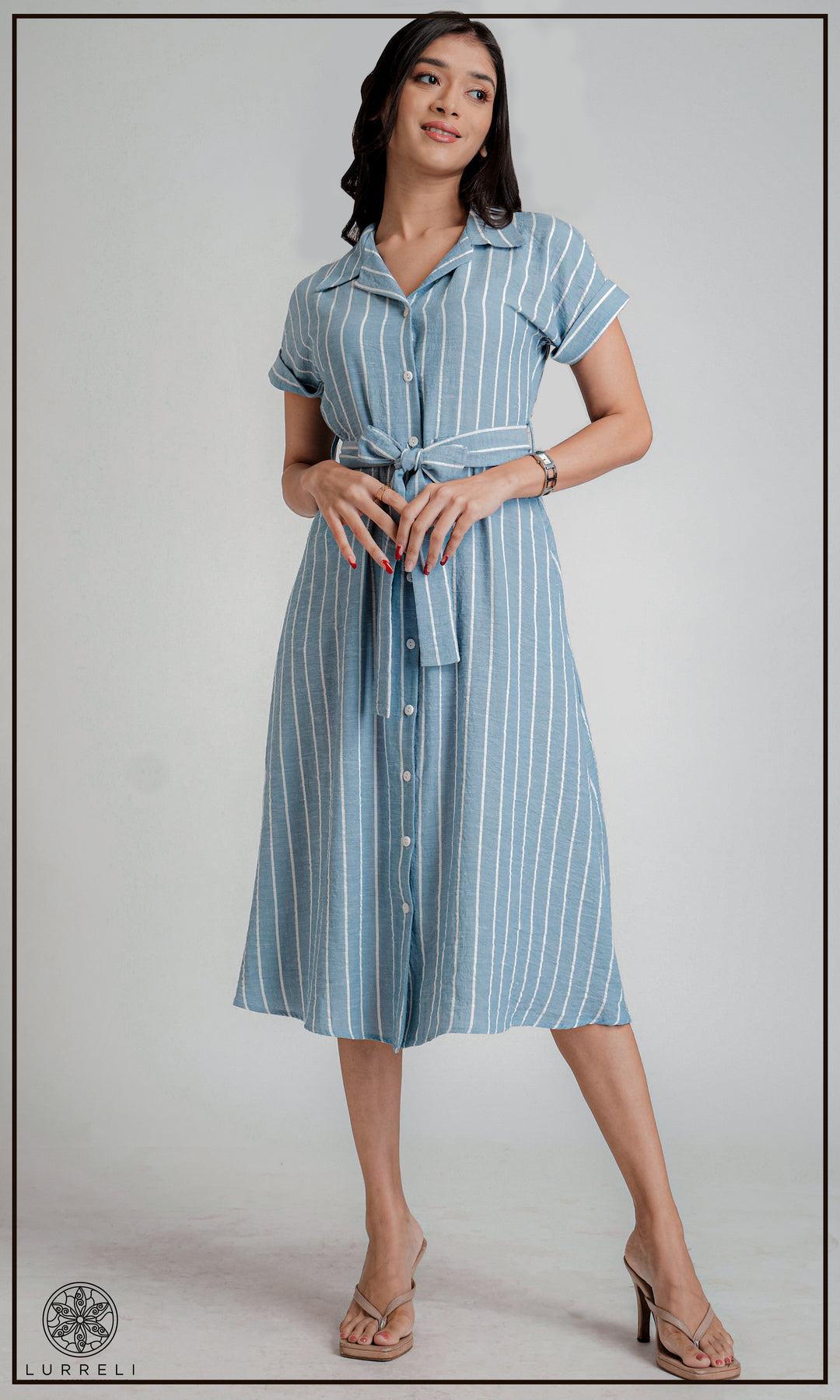 Belt-Detail Dress