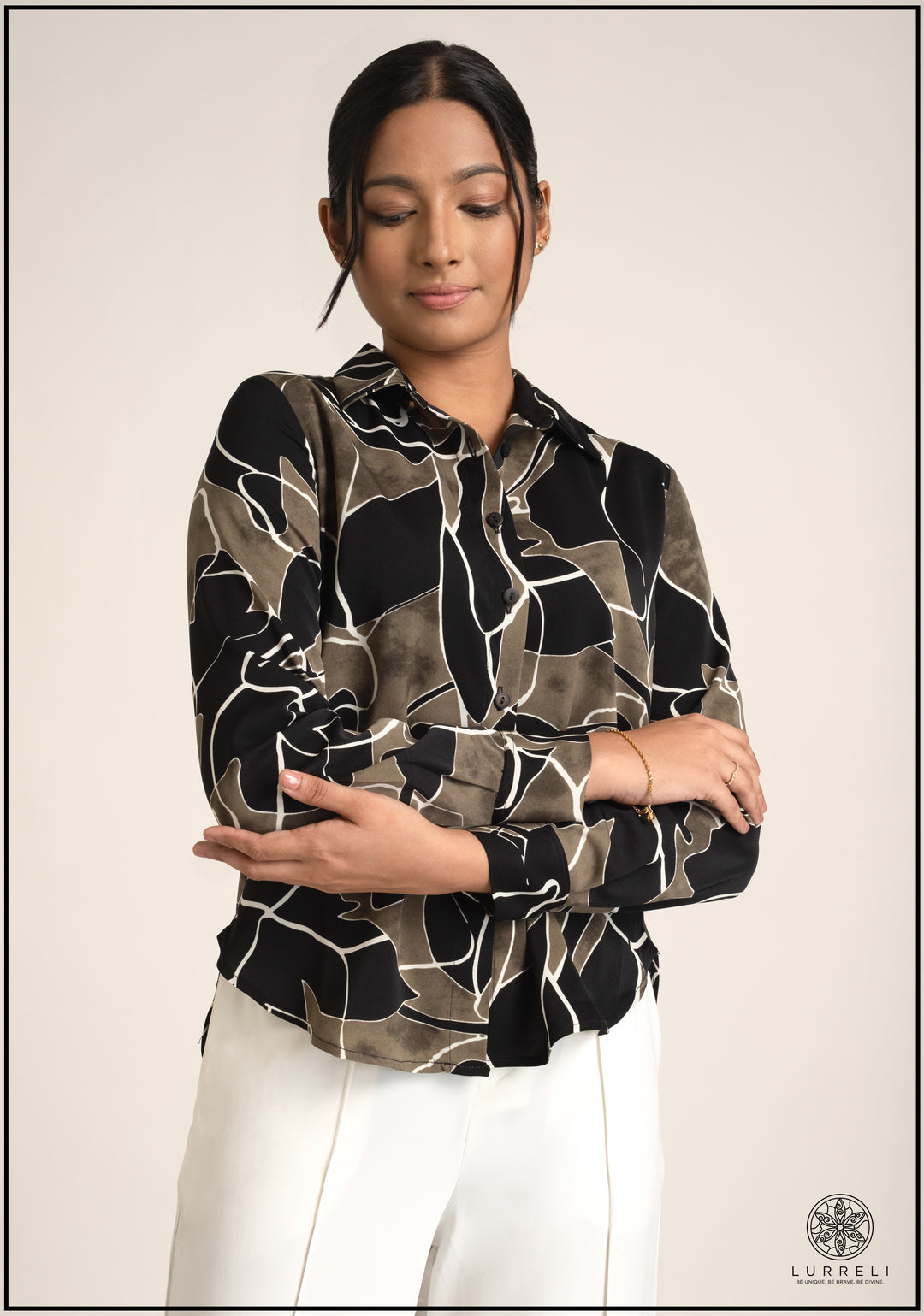 Long Sleeve Printed Top