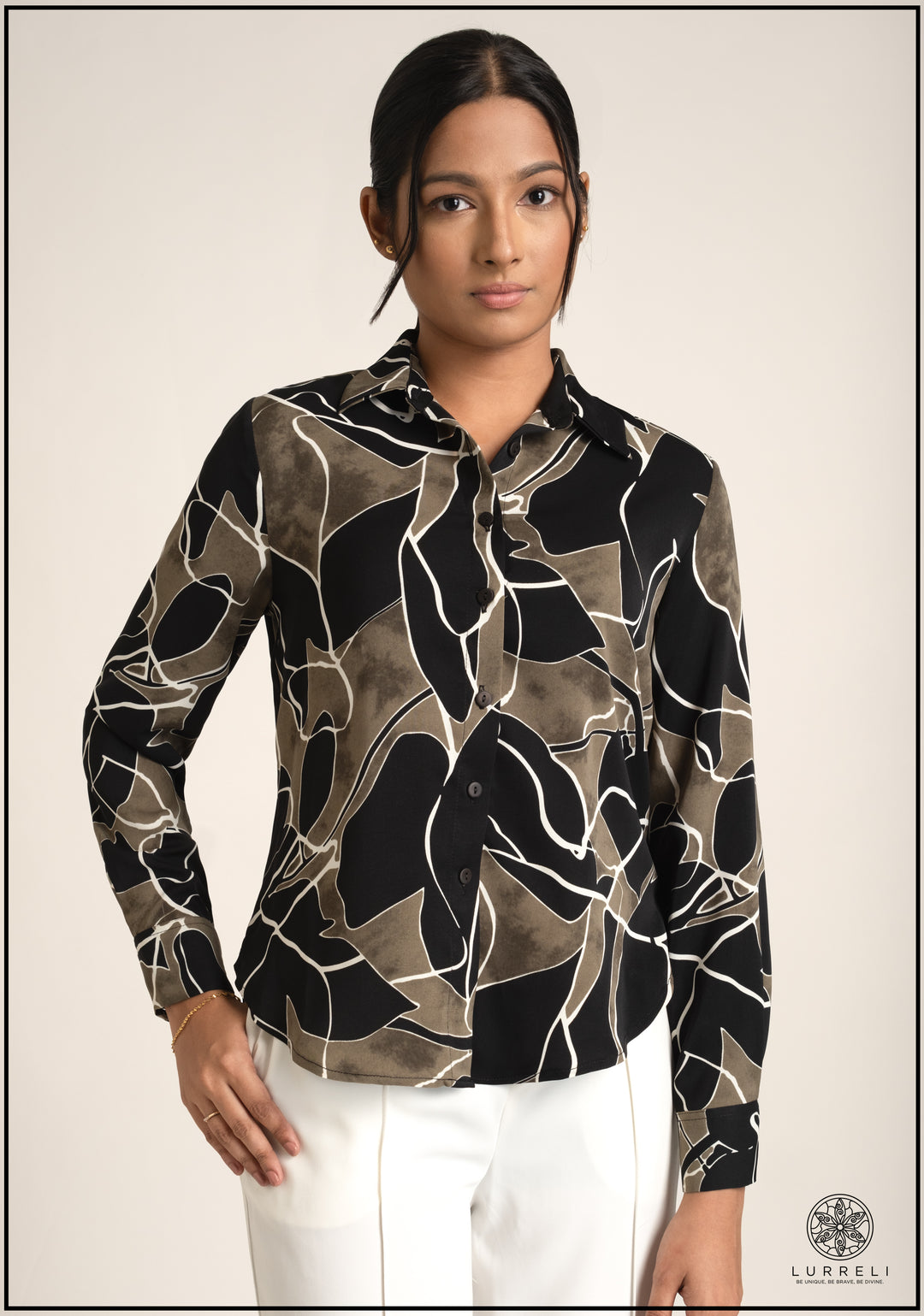 Long Sleeve Printed Top