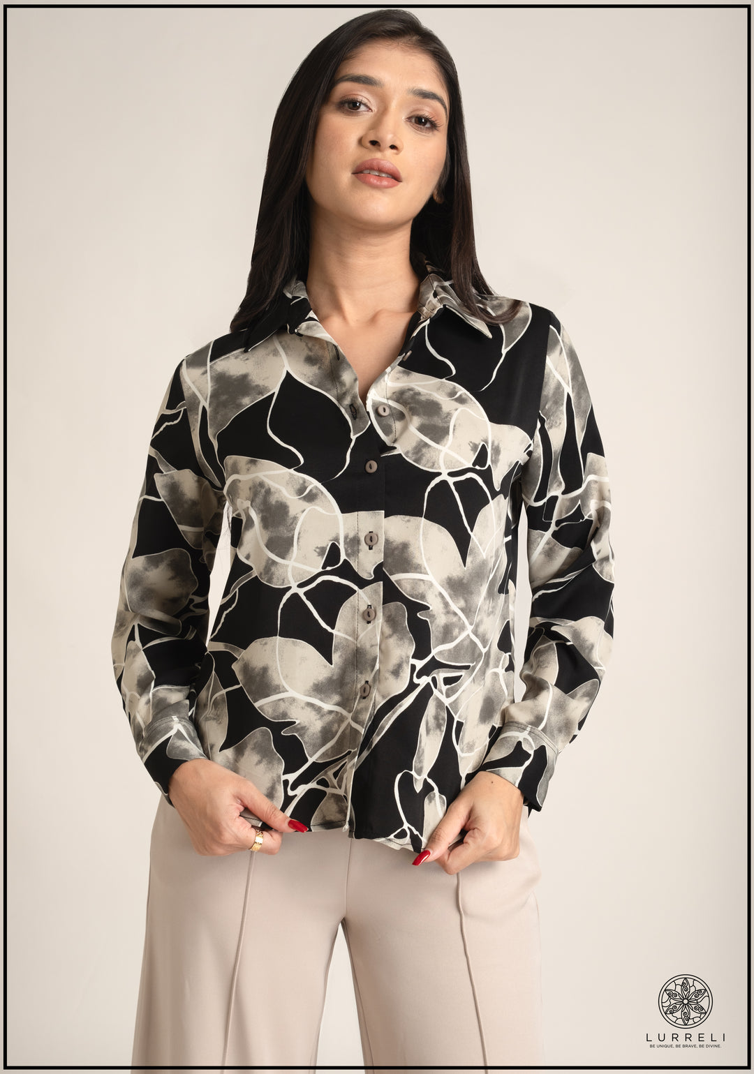 Long Sleeve Printed Top