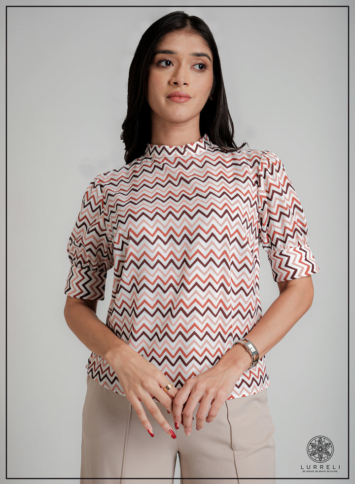 Cup Detail Workwear Top