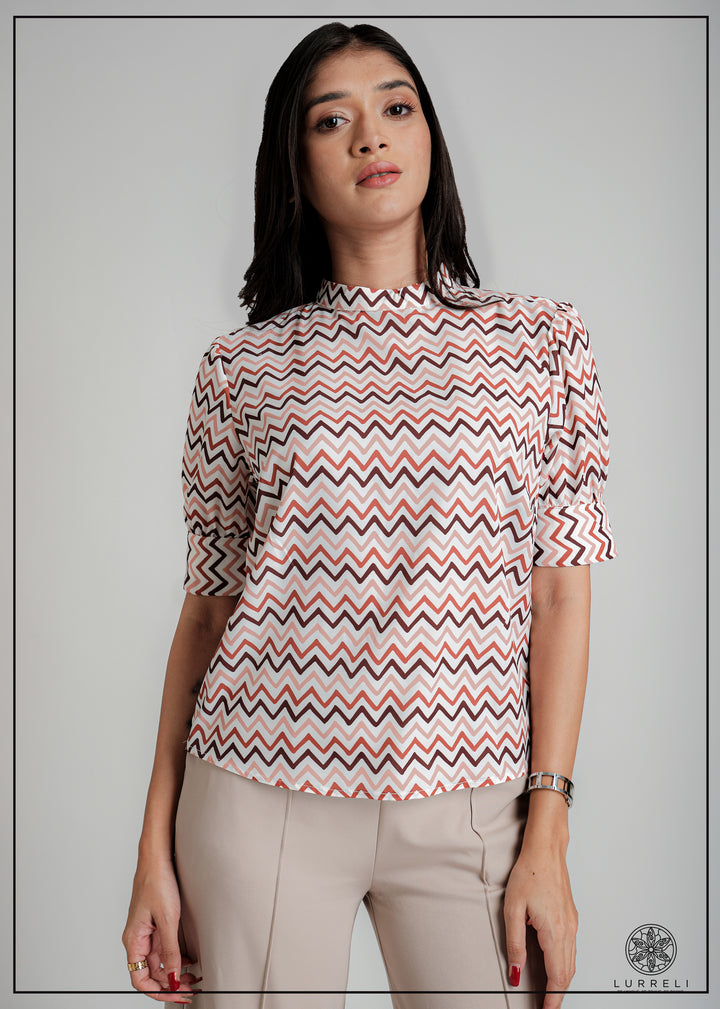 Cup Detail Workwear Top