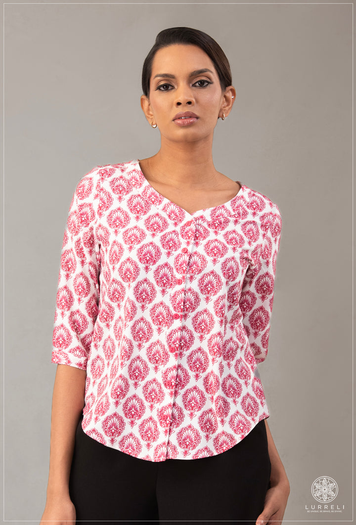 V Neck Casual Wear Top
