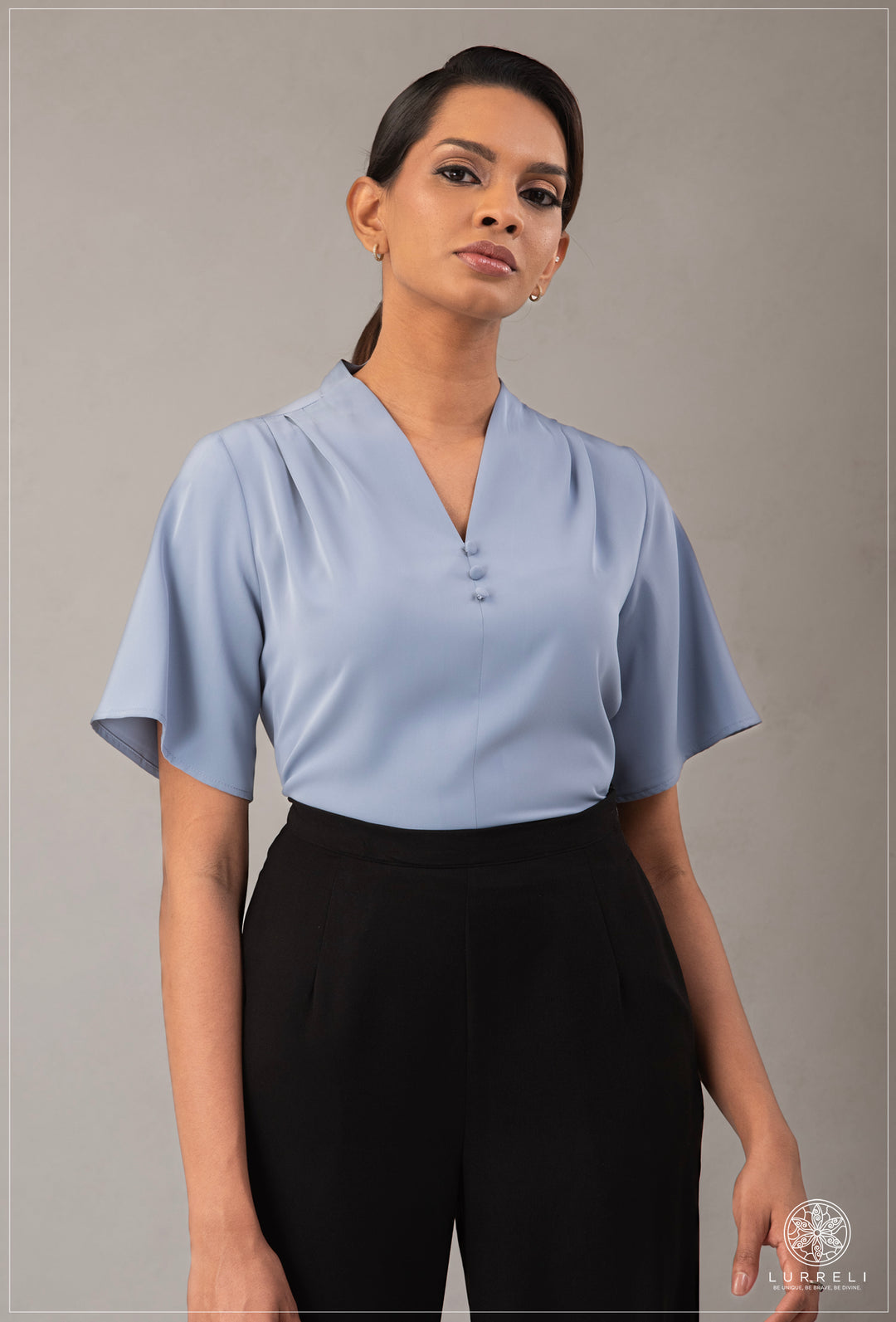 Solid Work Wear Blouse