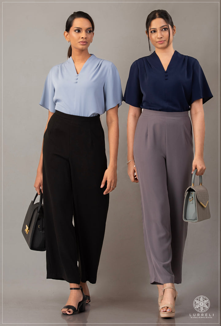 Solid Work Wear Blouse