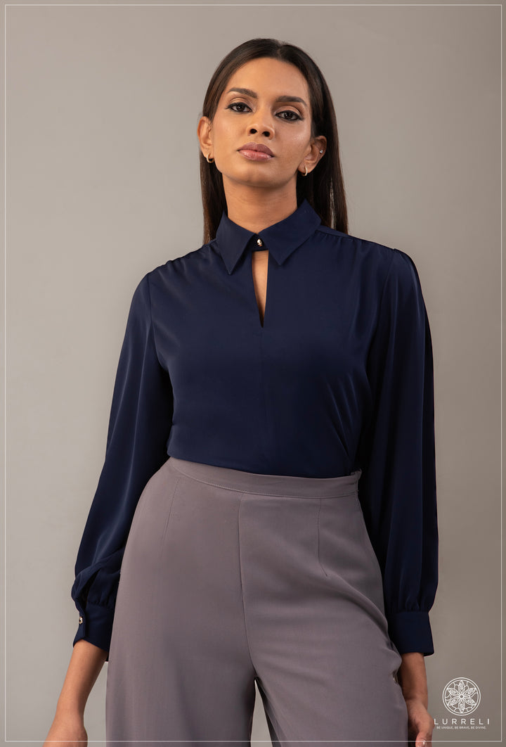 Solid Work Wear Blouse