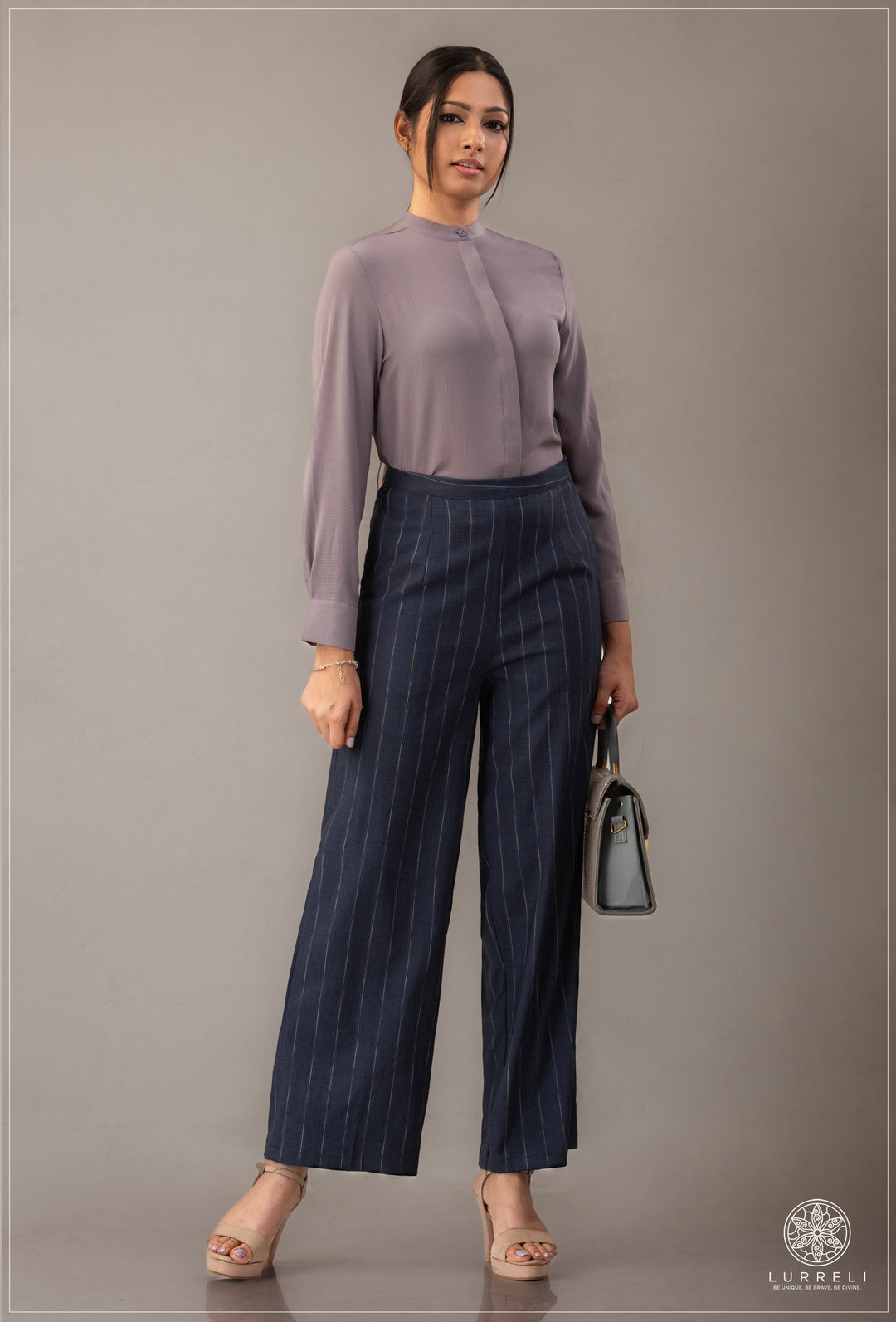 Chinese Collar Basic Blouse