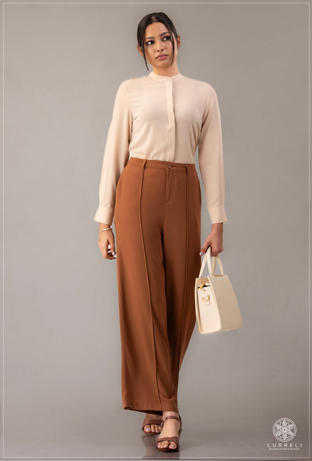 Chinese Collar Basic Blouse