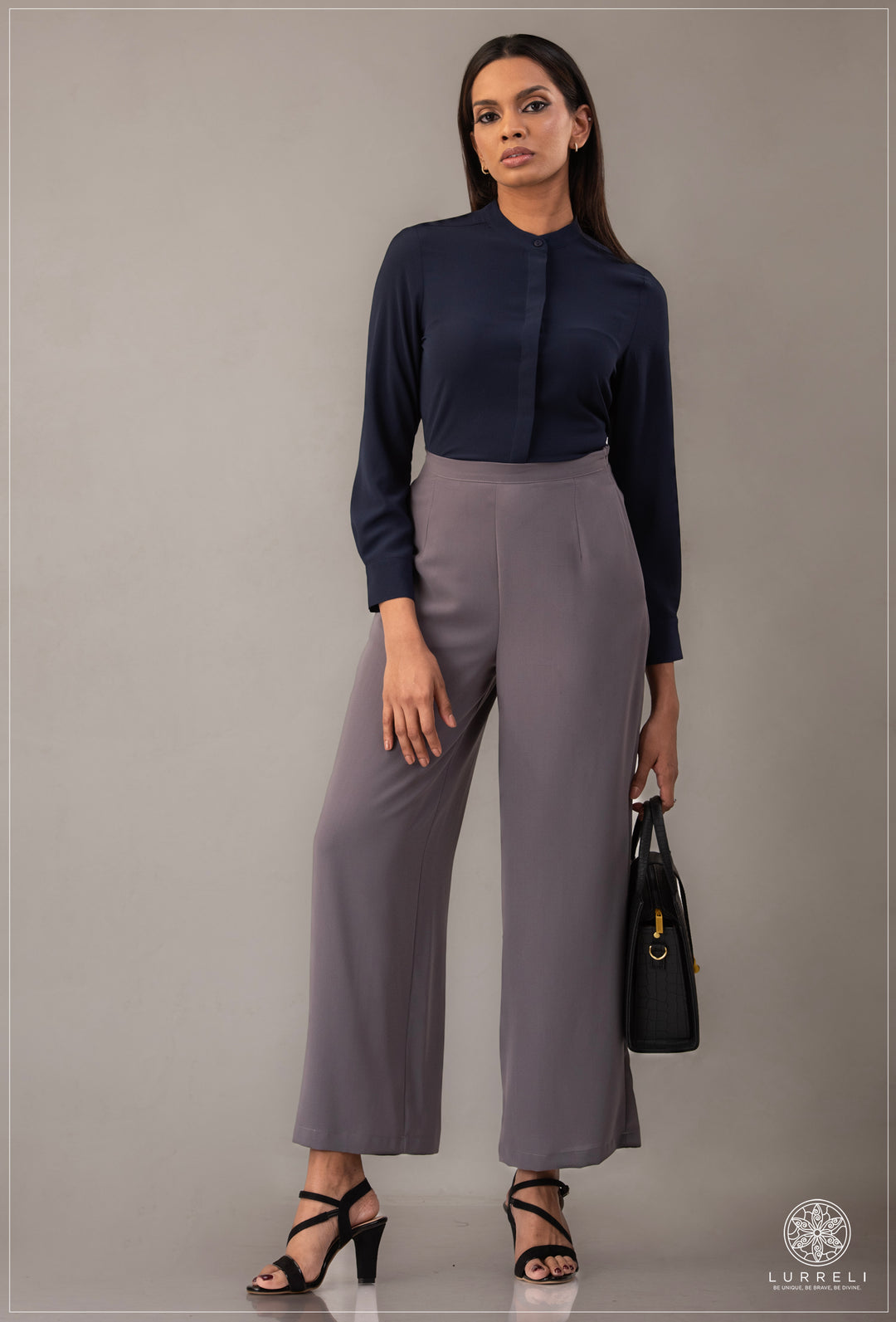 Chinese Collar Basic Blouse