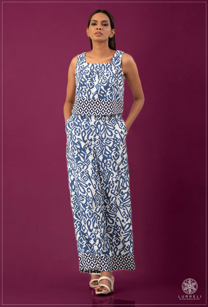 Sleeveless Printed Top