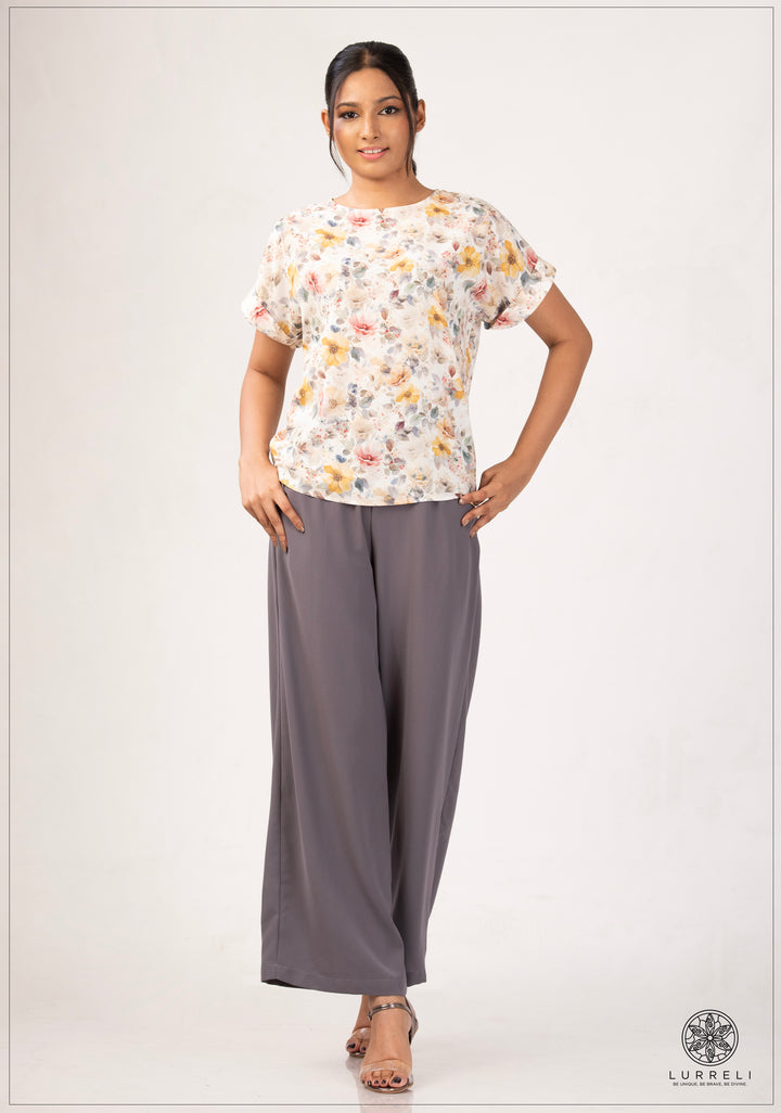 Short Sleeve Round Neck Top