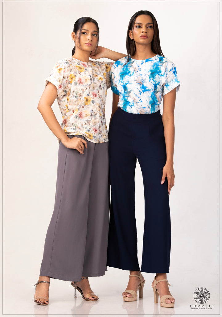Short Sleeve Round Neck Top