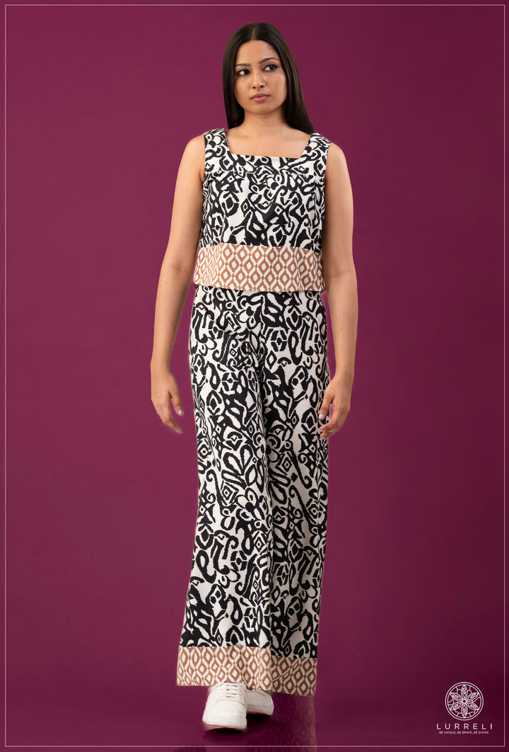 Sleeveless Printed Top