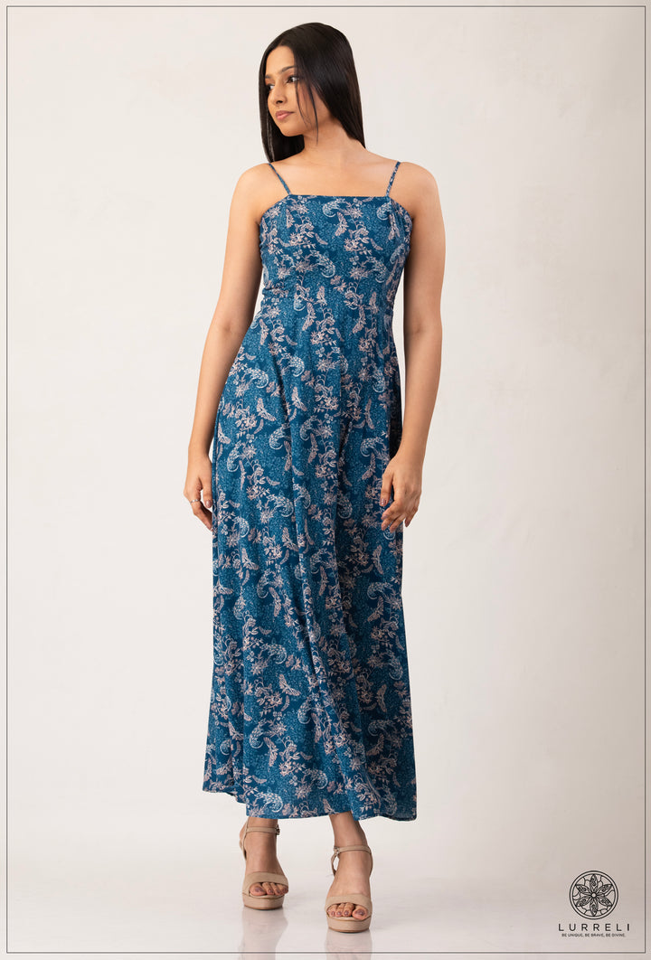 Strappy Printed Dress