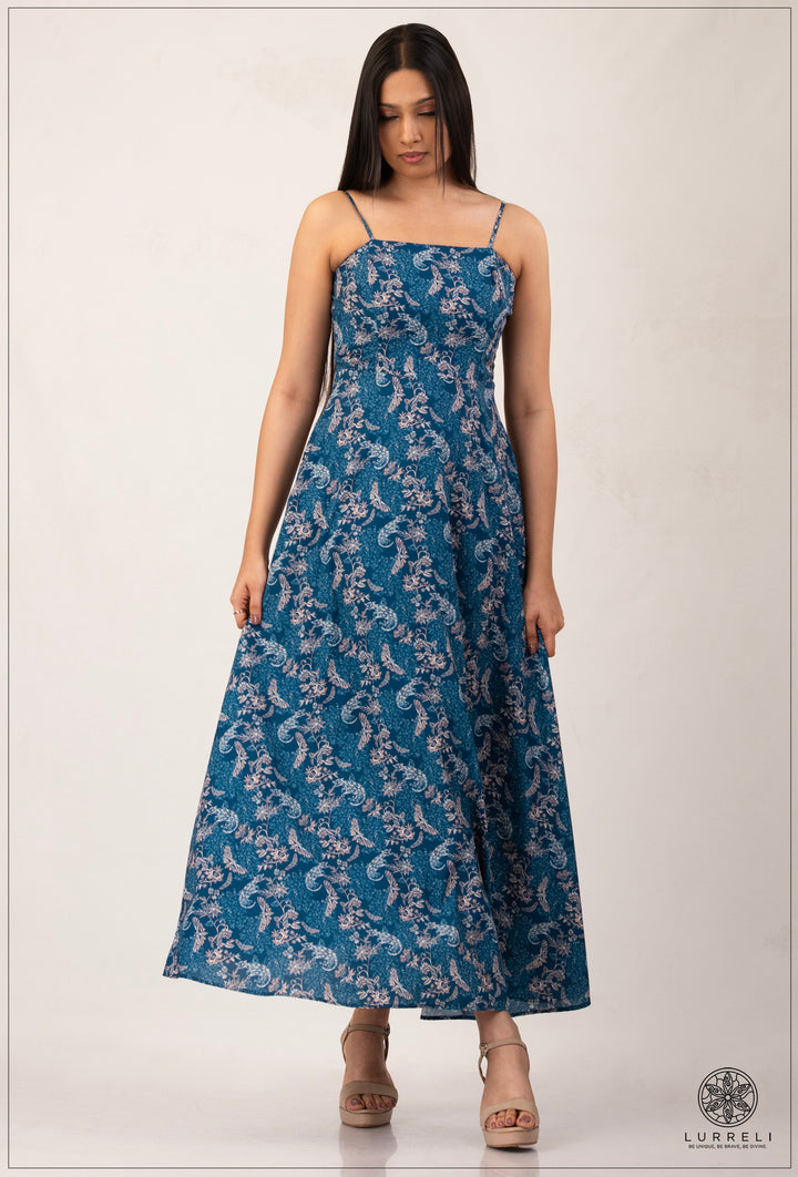 Strappy Printed Dress