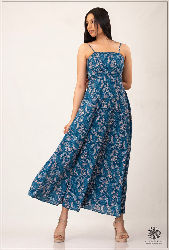 Strappy Printed Dress