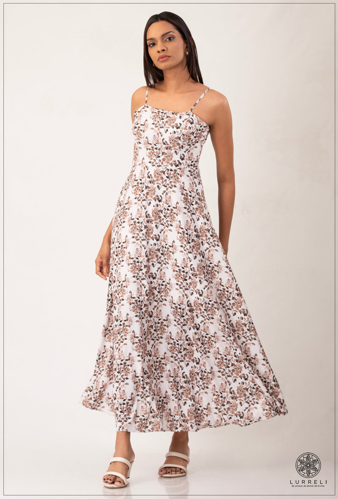 Strappy Printed Dress