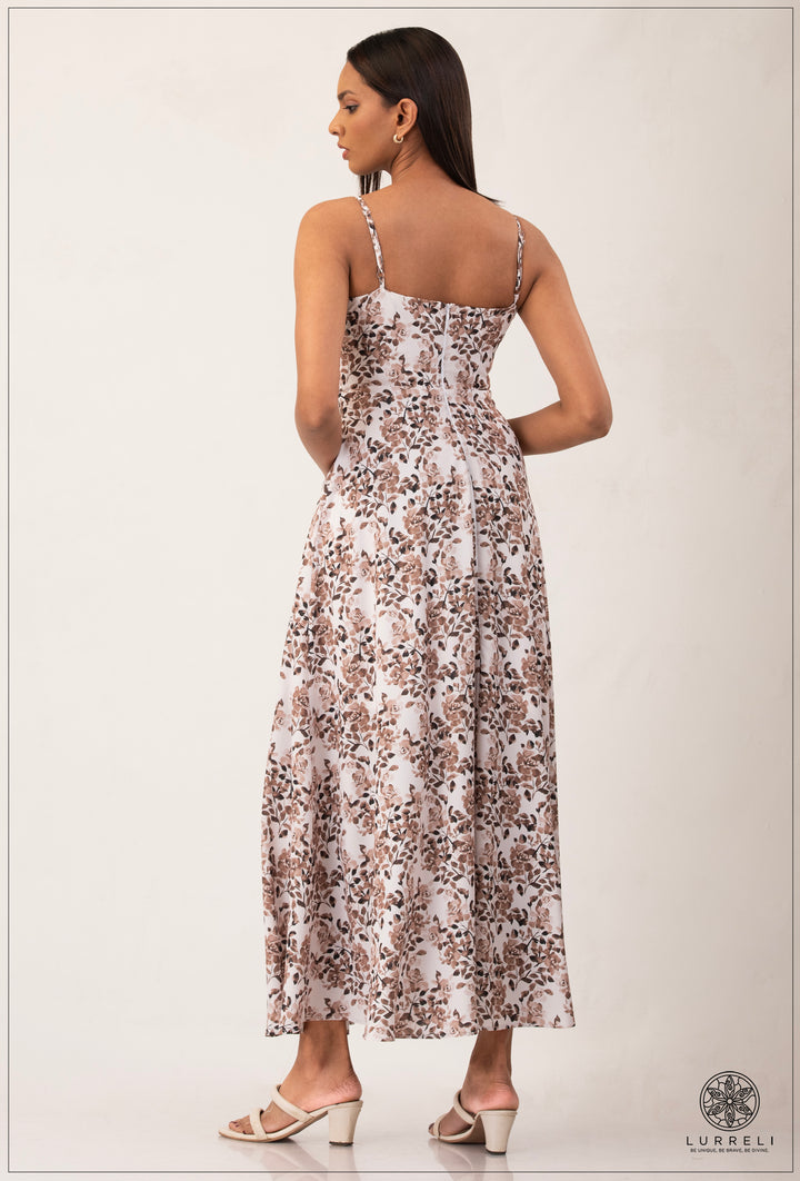Strappy Printed Dress