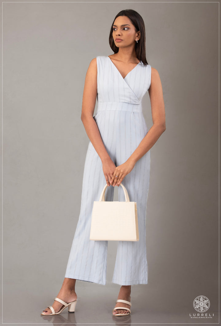 Stripe Detail&nbsp;Sleeveless Jumpsuit