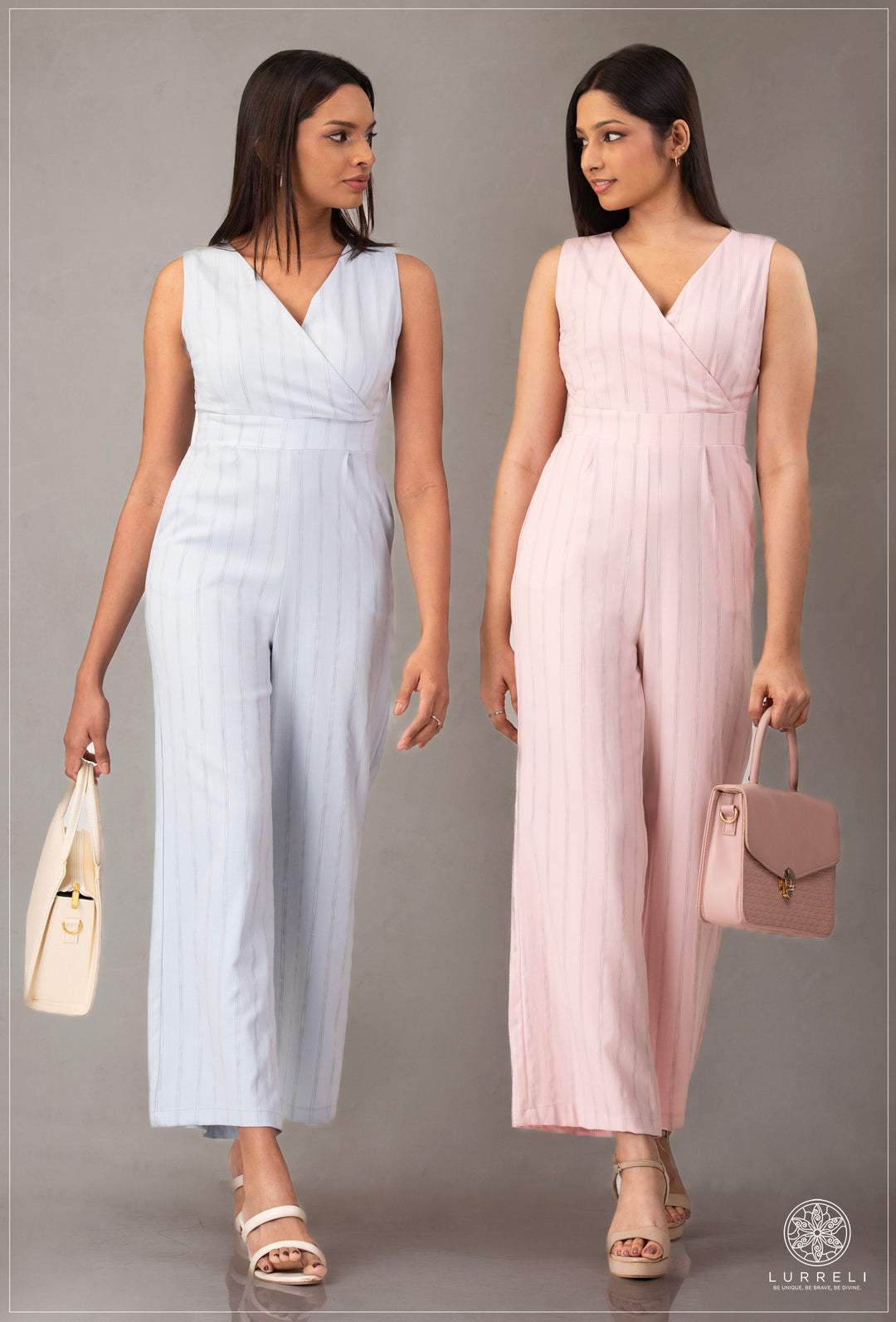 Stripe Detail&nbsp;Sleeveless Jumpsuit