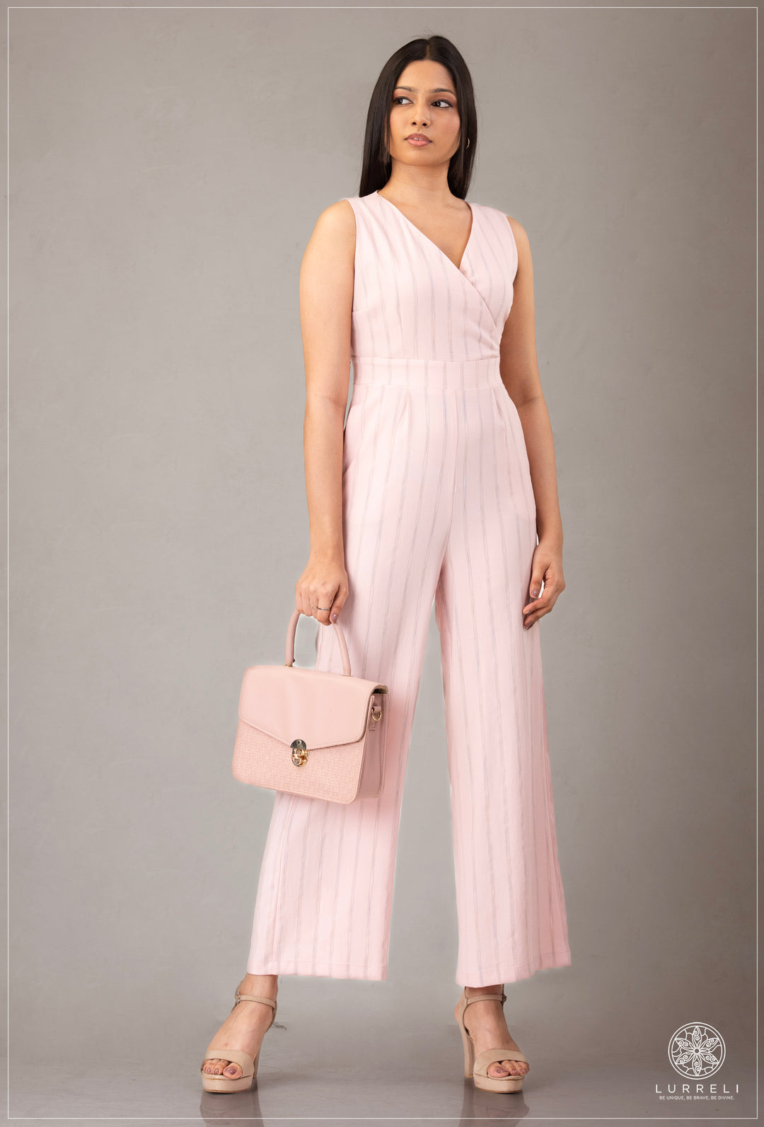 Stripe Detail&nbsp;Sleeveless Jumpsuit