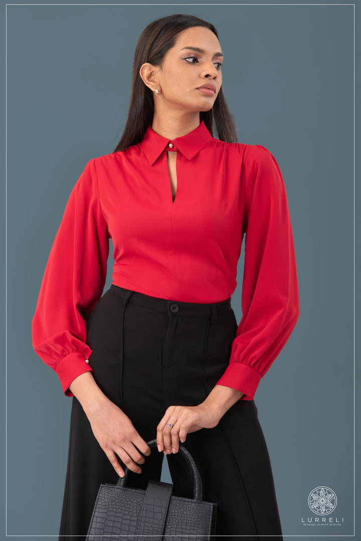 Solid Work Wear Blouse