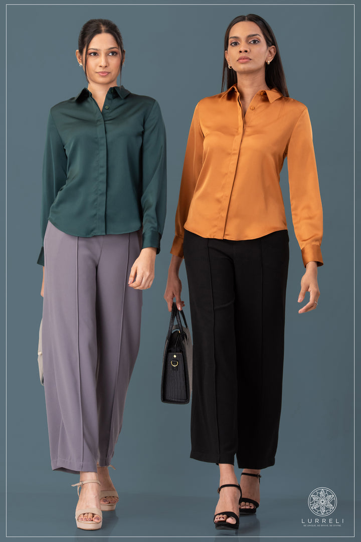 Solid Work Wear Blouse