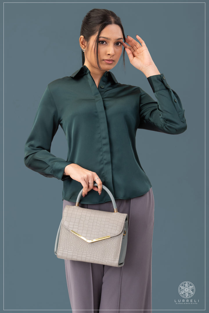 Solid Work Wear Blouse