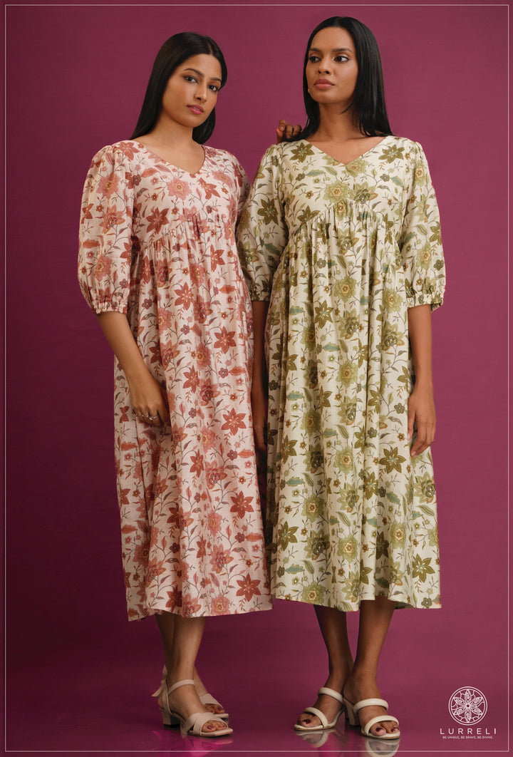 Similar floral dresses