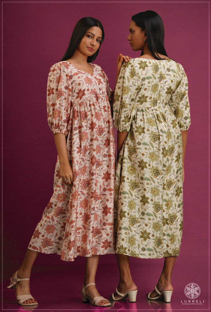 Similar floral dresses