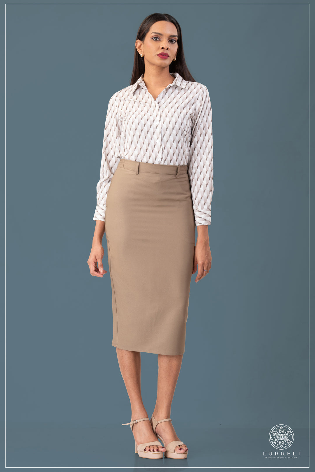 Printed Work Wear Blouse