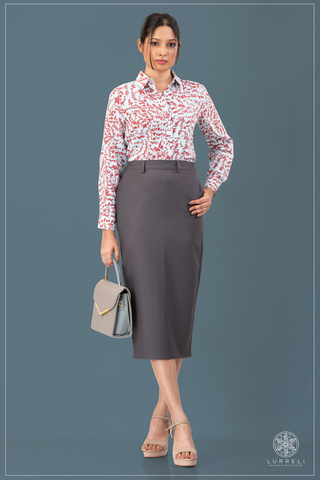Printed Work Wear Blouse