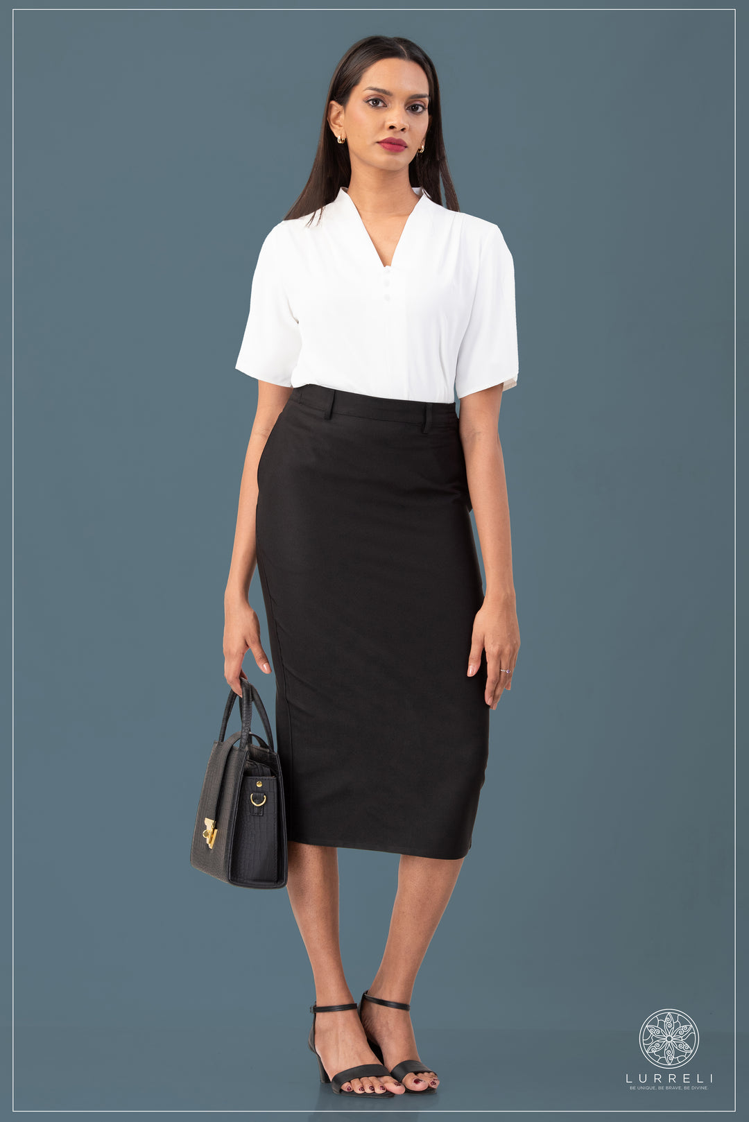 Solid Work Wear Blouse