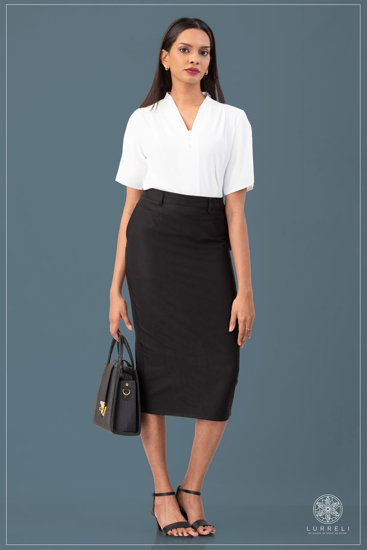 Solid Work Wear Blouse