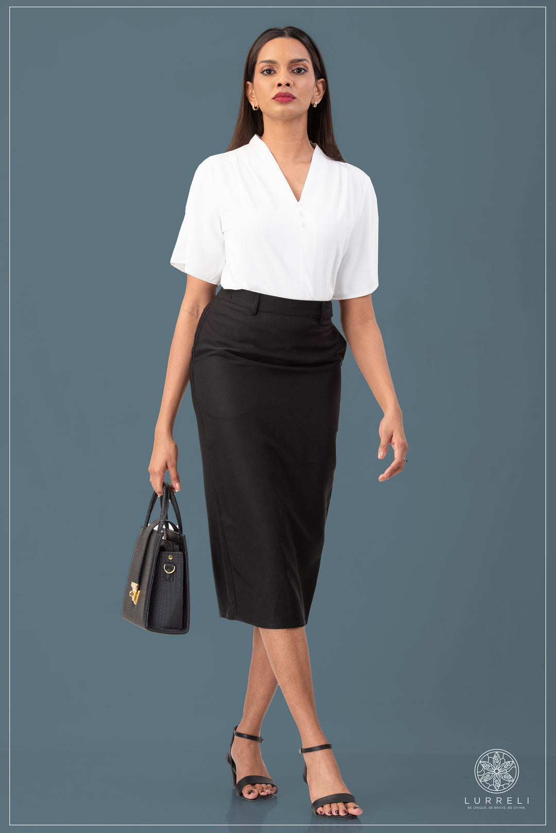 Solid Work Wear Blouse