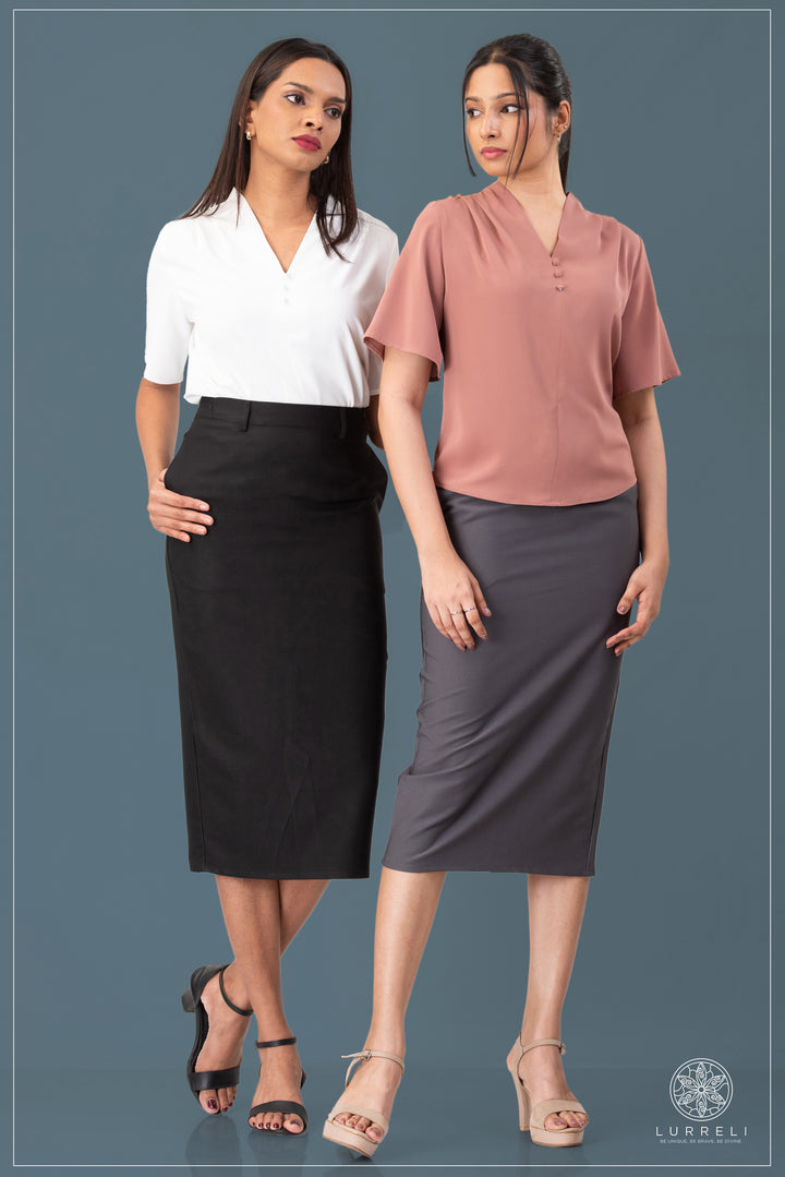 Solid Work Wear Blouse