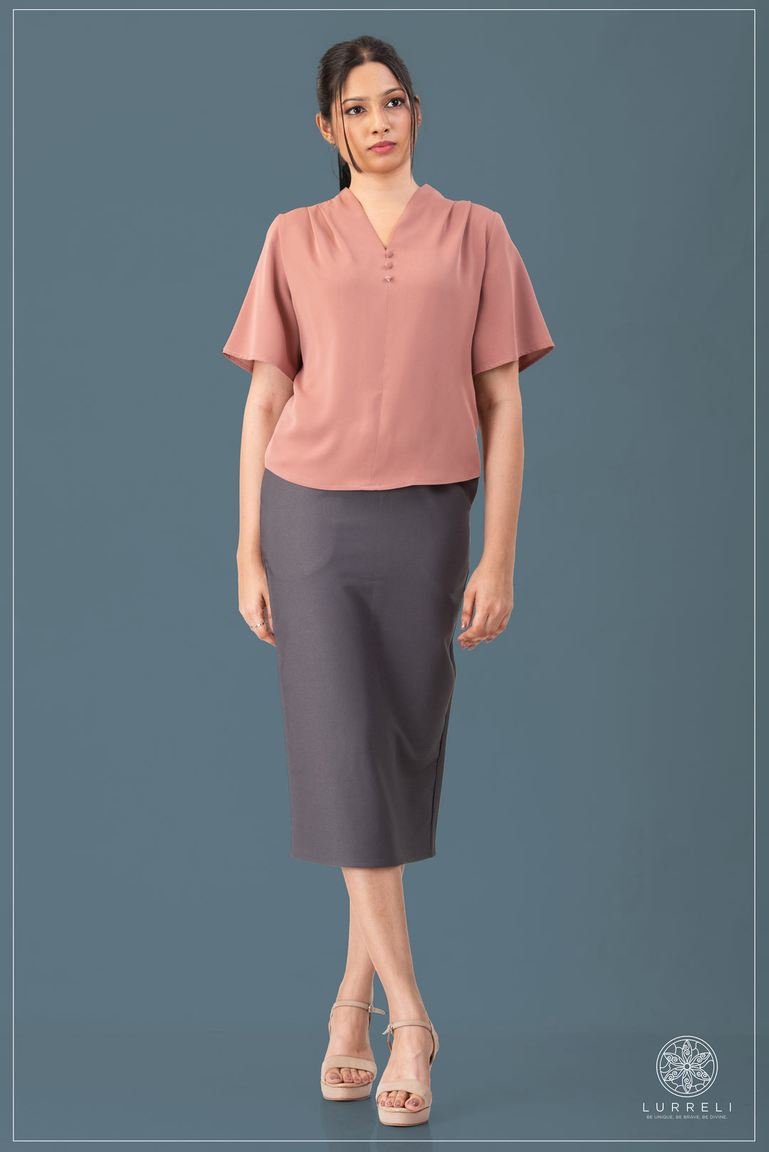 Solid Work Wear Blouse