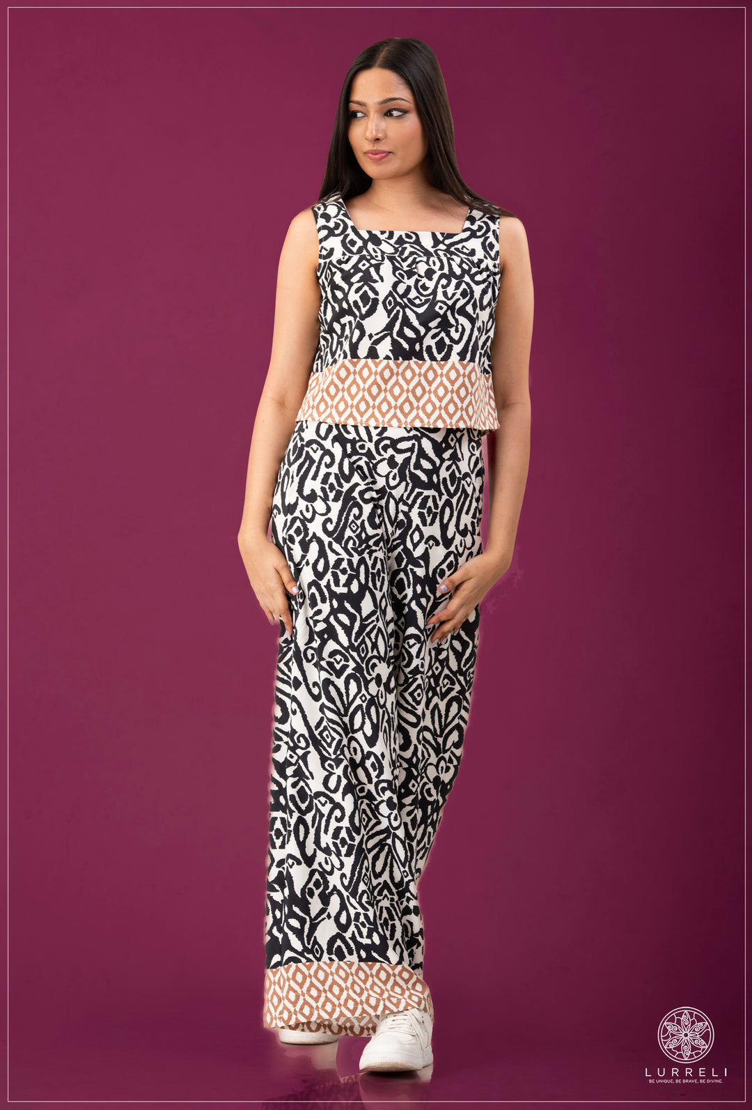 Sleeveless Printed Top