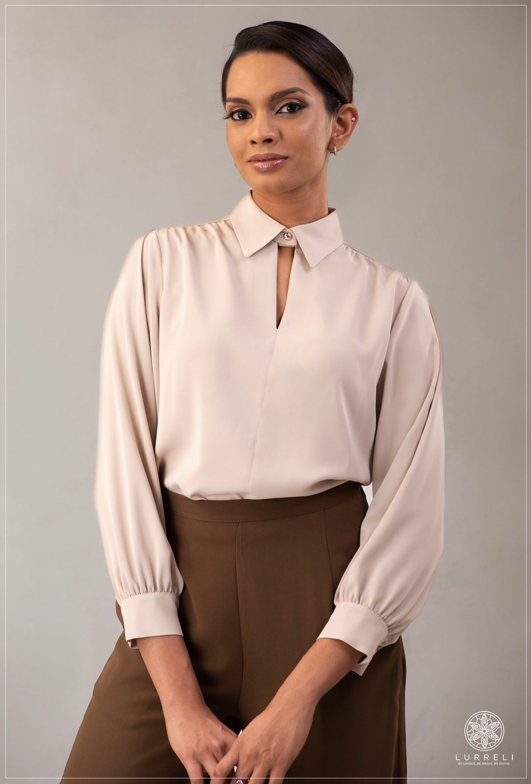 Solid Work Wear Blouse