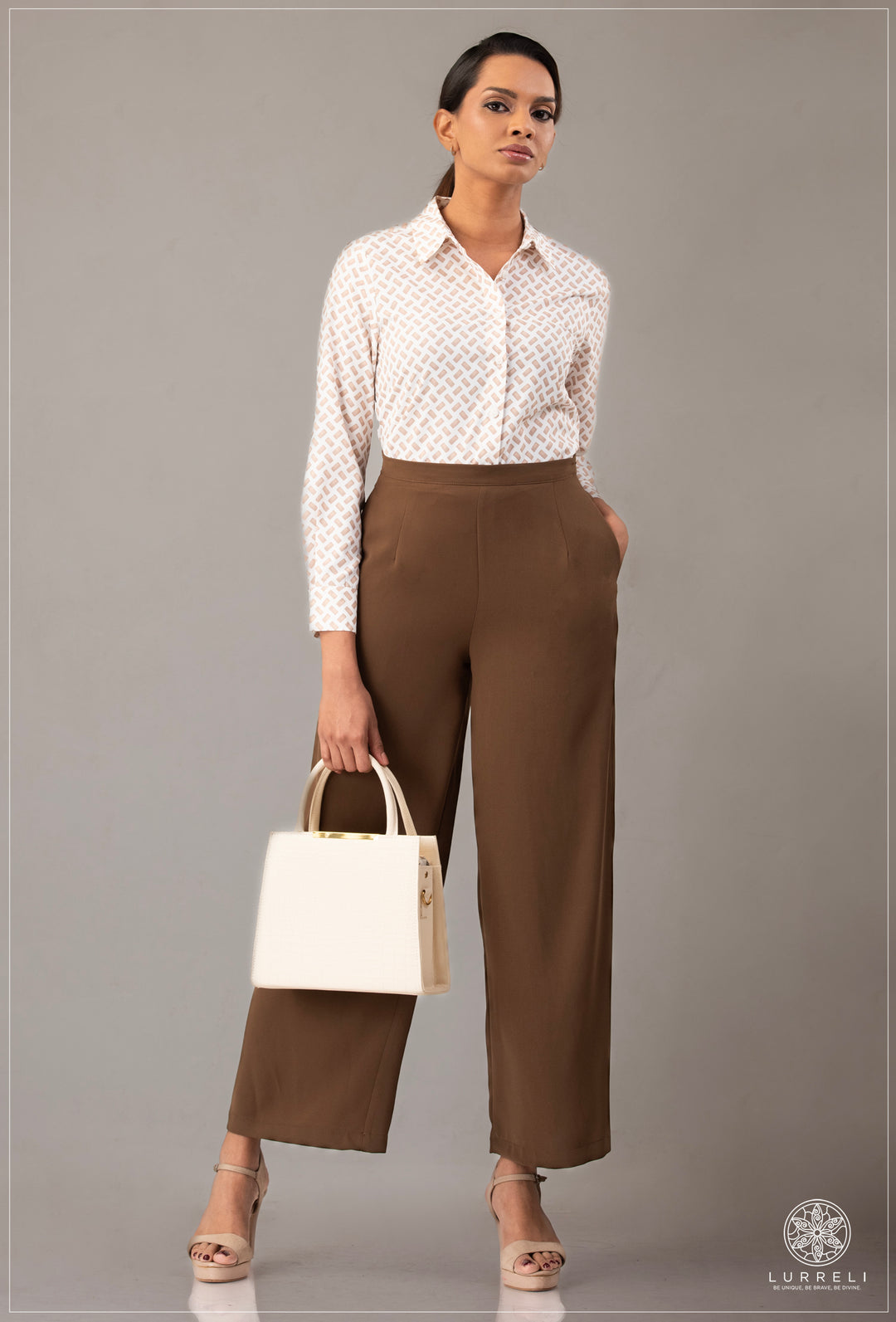 Long Sleeve Collard Blouse