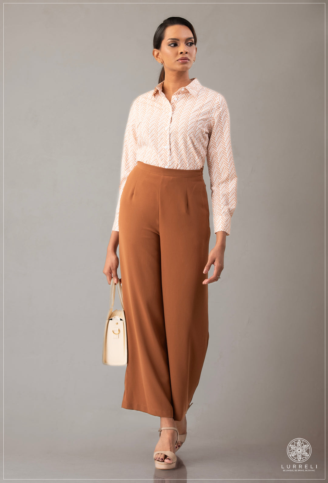 Long Sleeve Collard Blouse