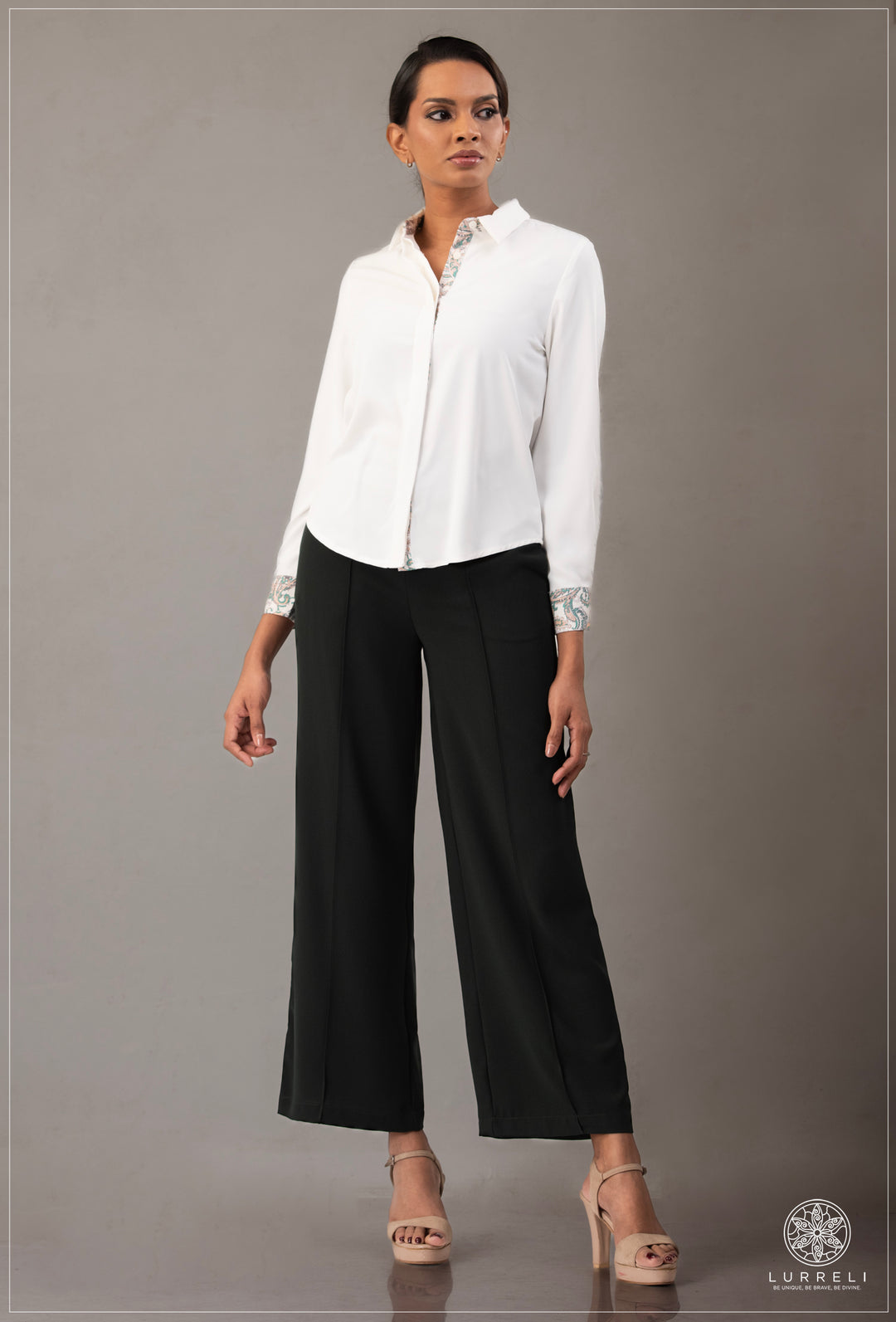 Long Sleeve Collard Blouse