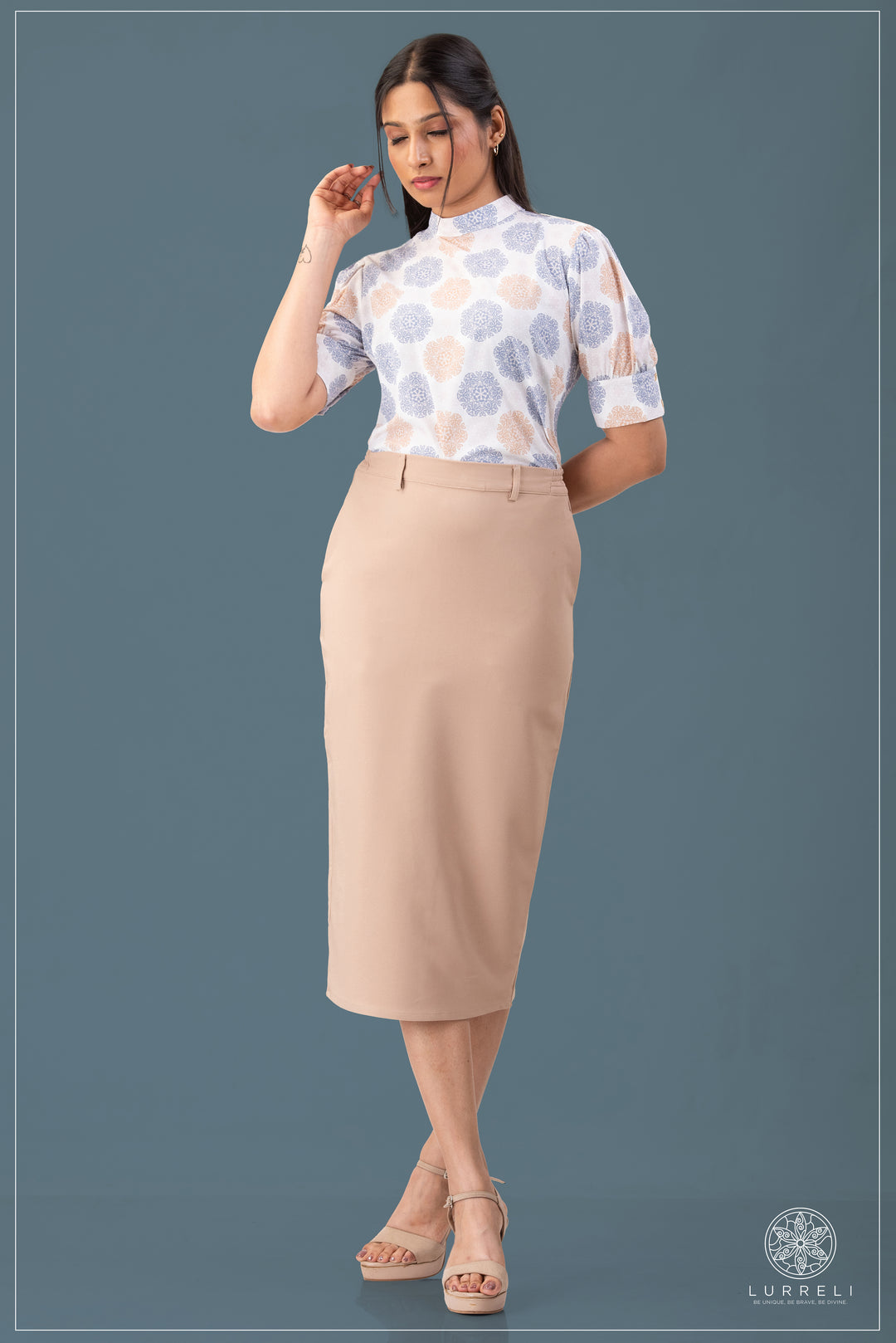 Cup Detail Workwear Top