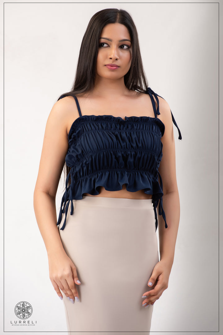 Ruffled crop top